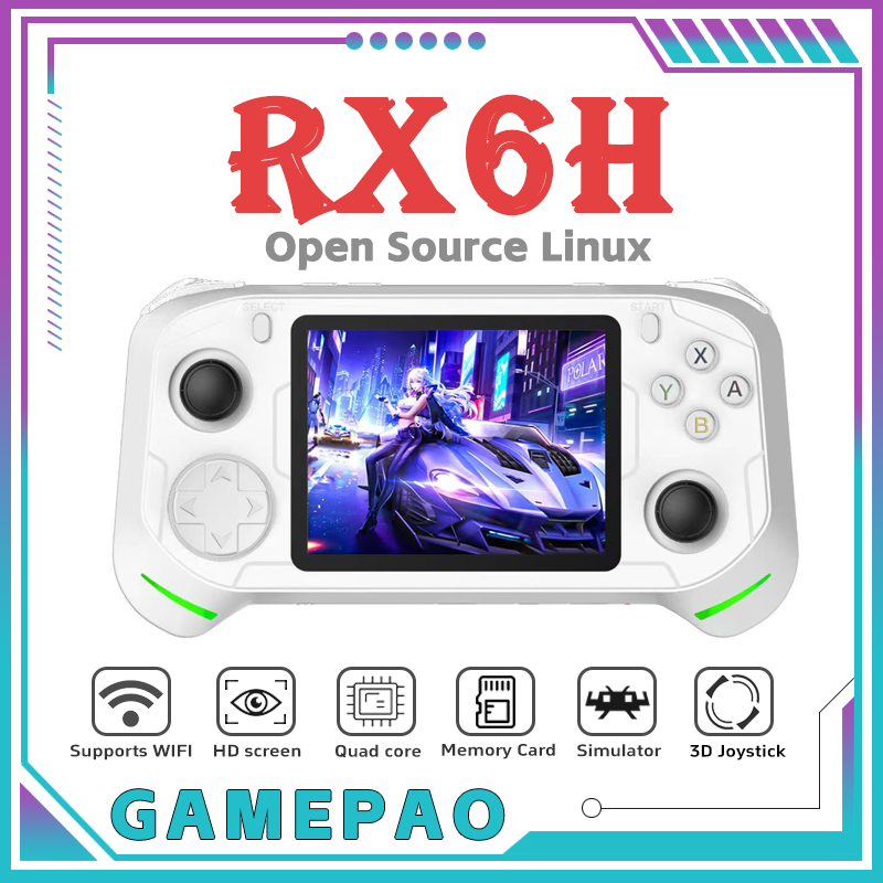 Retro Gaming Device Handheld - Console di Gioco Portatile Retro RX6H