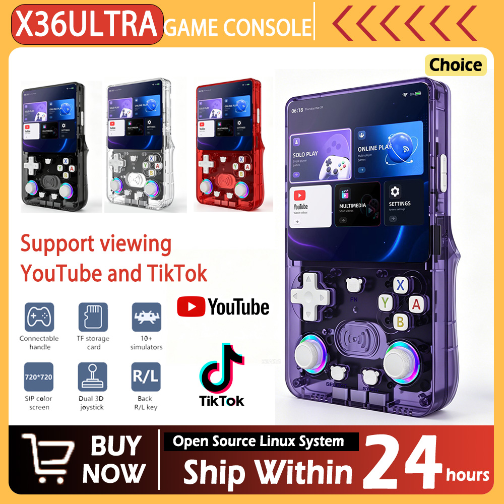Retro Gaming Device Handheld - Nuova console di gioco portatile X36