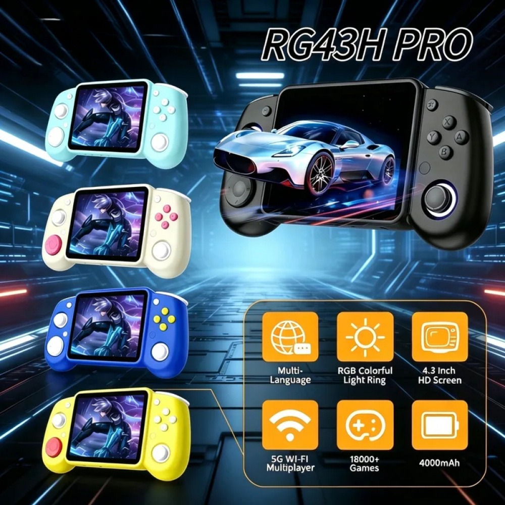 Retro Gaming Device Handheld - RG43H Pro Console di Gioco Portatile