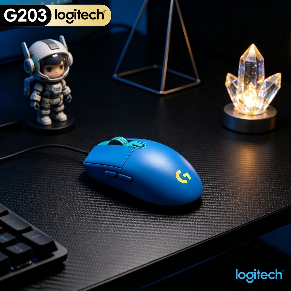 Logitech Mouse G203 - Mouse da Gaming Cablato Logitech G203,