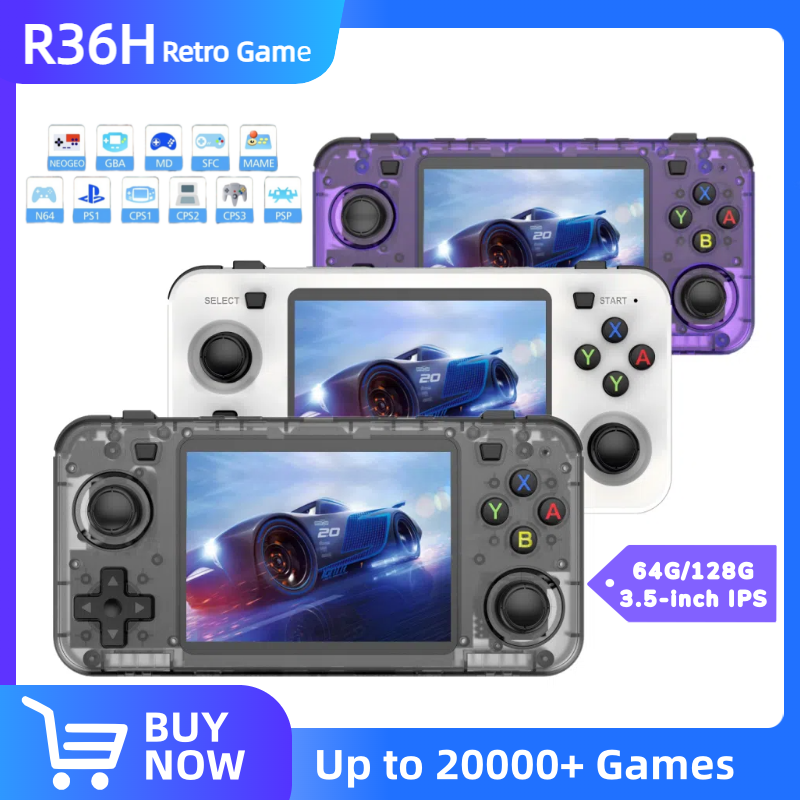 Retro Gaming Device Handheld - Console per videogiochi portatile retrò R36H