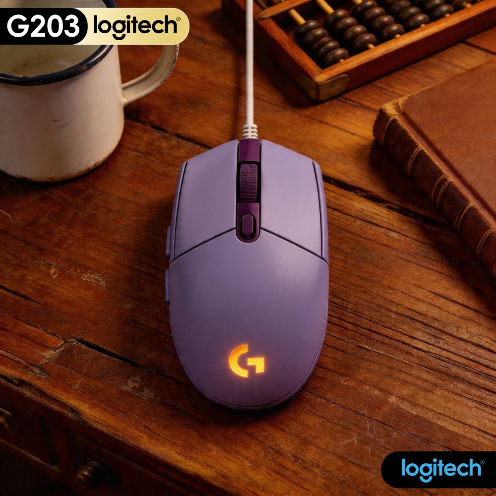 Logitech Mouse G203 - Mouse da Gaming Cablato Logitech G203,
