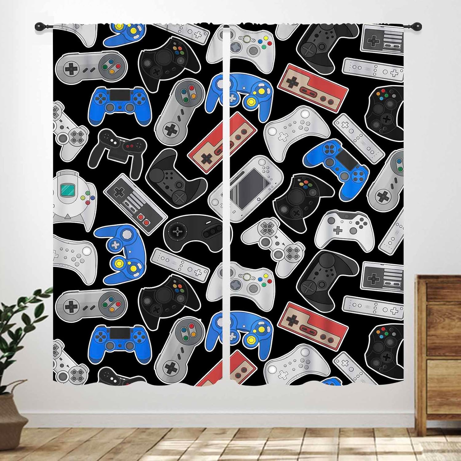 Retro Gaming Youtube - Tende con Motivo Controller Retrò –