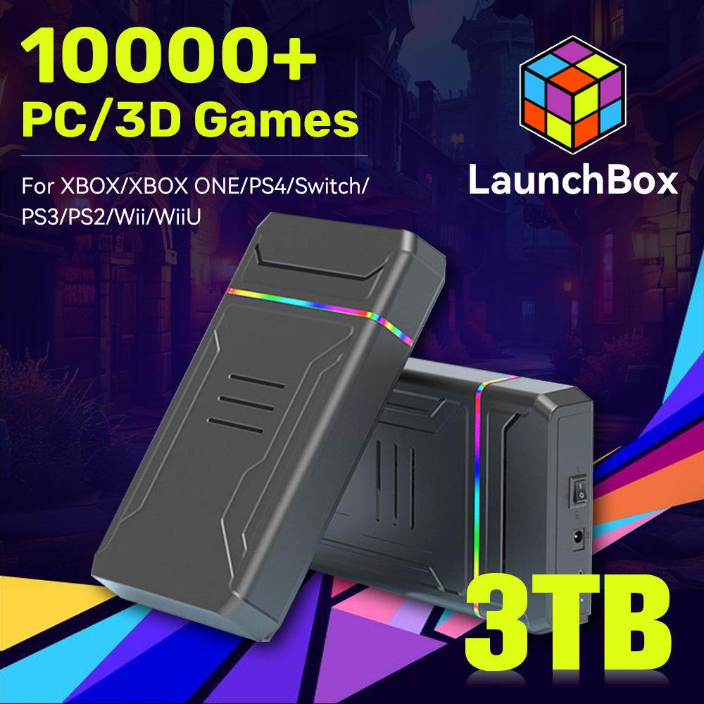 Retro Gaming Hdd - JMachen Launchbox Console per videogiochi HDD