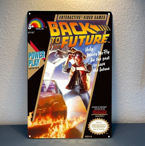 Retro Gaming Videos - Poster in Metallo Retro del Videogioco