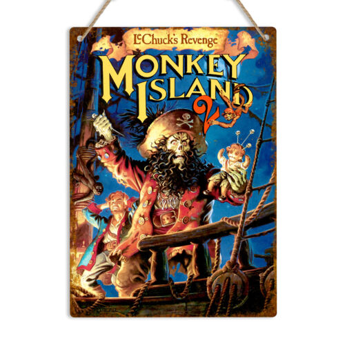 MONKEY ISLAND 2 Targa da paret - Retro Gaming Island recensione e prezzo