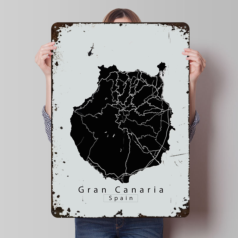 Mappa dell'isola di Gran Canar - Retro Gaming Island recensione e prezzo