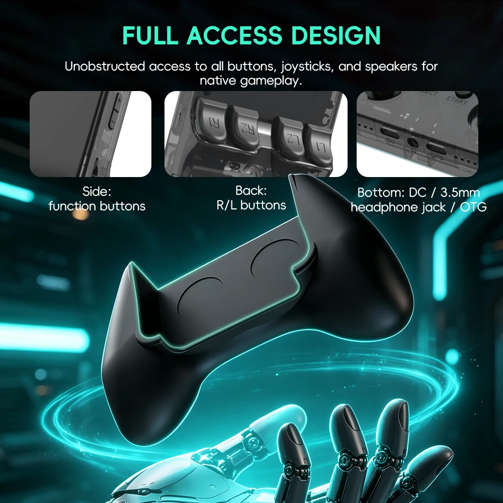 Data Frog R36S Game Grip, impu - Retro Gaming Tablet recensione e prezzo