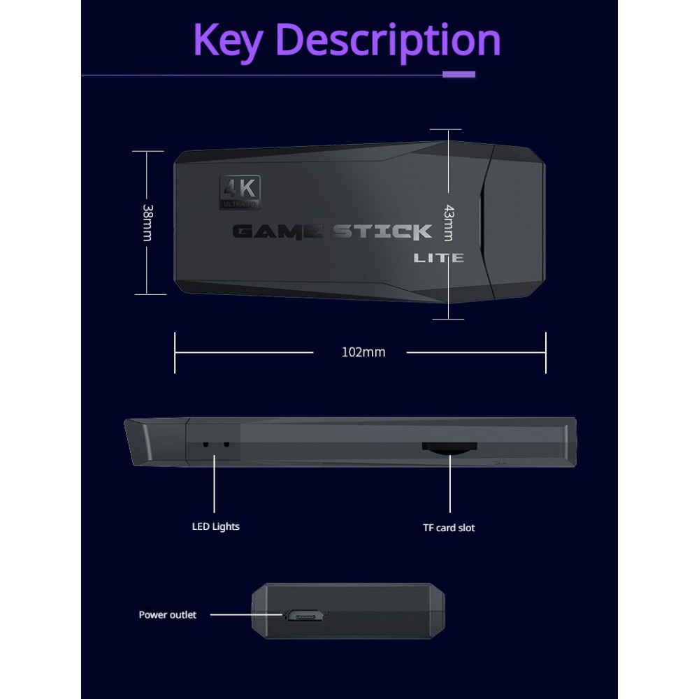 Console Portatile 4K per Gioch - Retro Gaming Os recensione e prezzo
