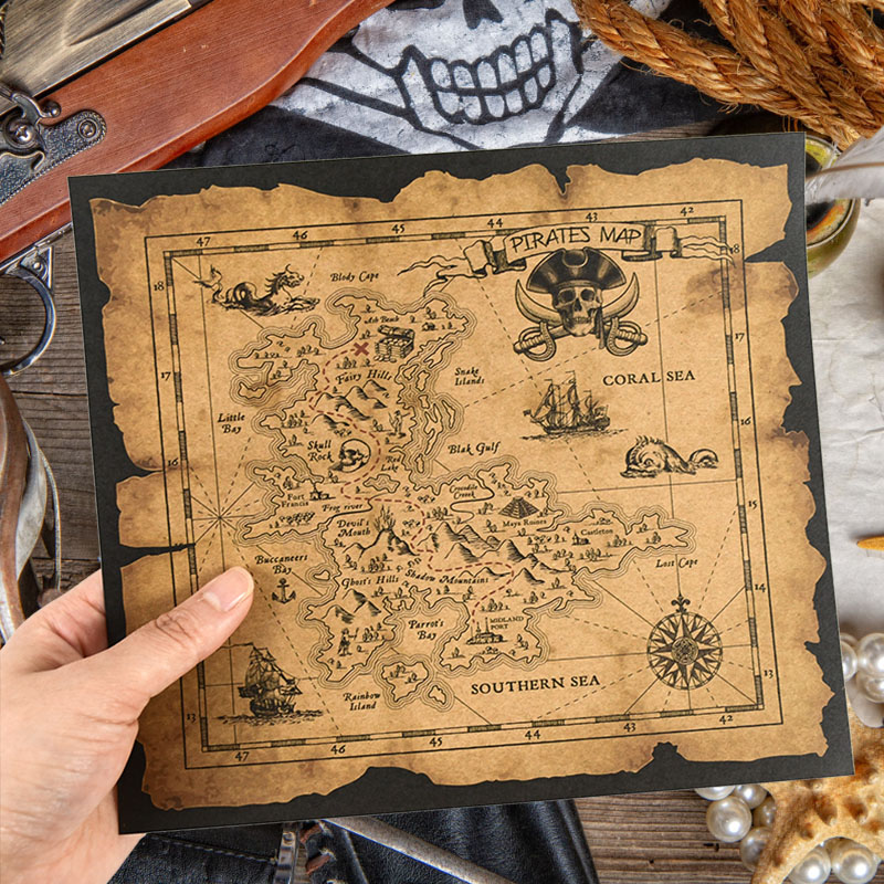 Mappa del Tesoro Pirata in Car - Retro Gaming Decor recensione e prezzo