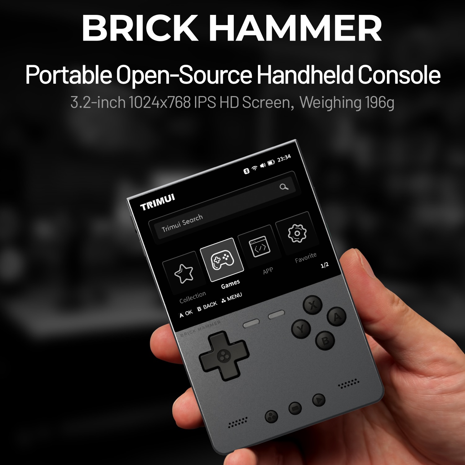 TRIMUI BRICK HAMMER Console di - Retro Gaming Device Handheld recensione e prezzo