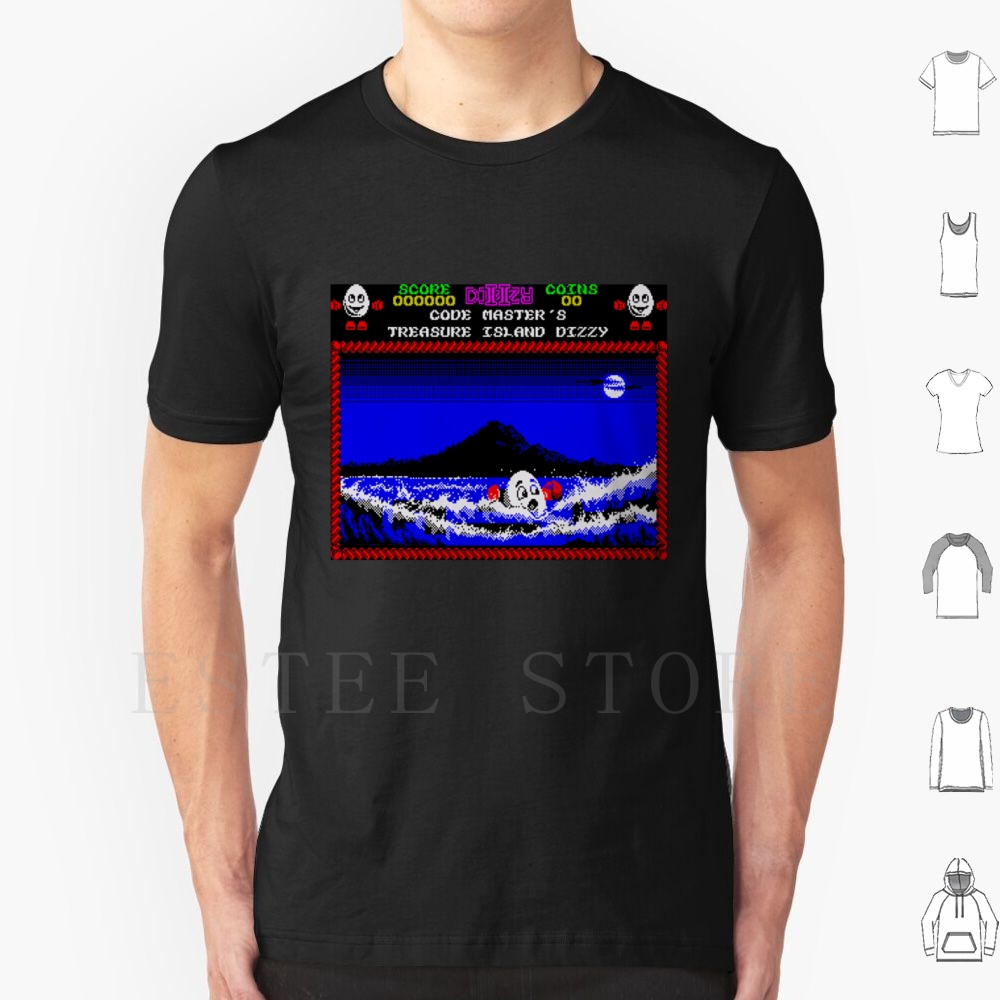 T-shirt Treasure Island Dizzy  - Retro Gaming Island recensione e prezzo