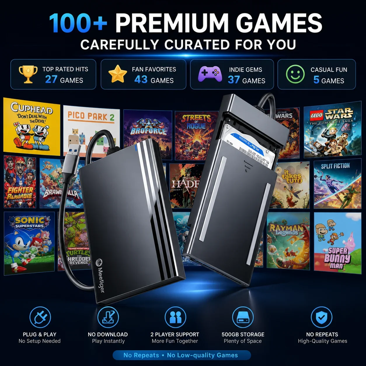 Console da gioco ZieBuddy 500G - Retro Gaming Hdd recensione e prezzo