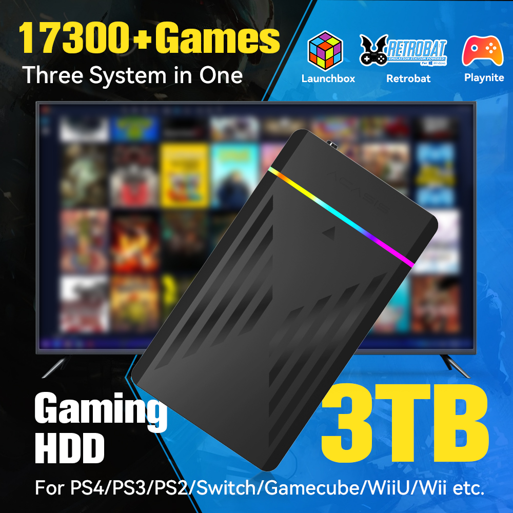 HDD da gioco portatile da 3 TB - Retro Gaming Hdd recensione e prezzo